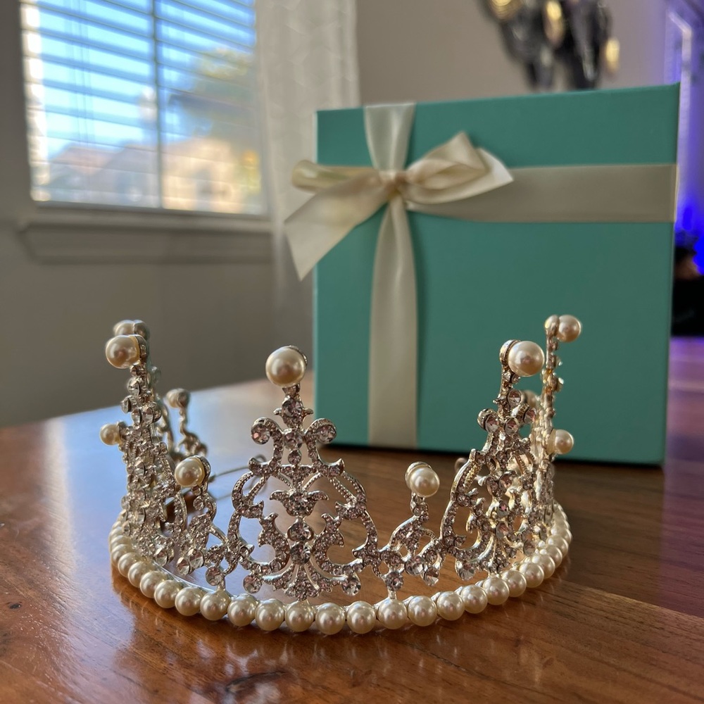 Wedding Crown Birthday Crown Queen Crown Bridal Party Pageant Crown Wedding